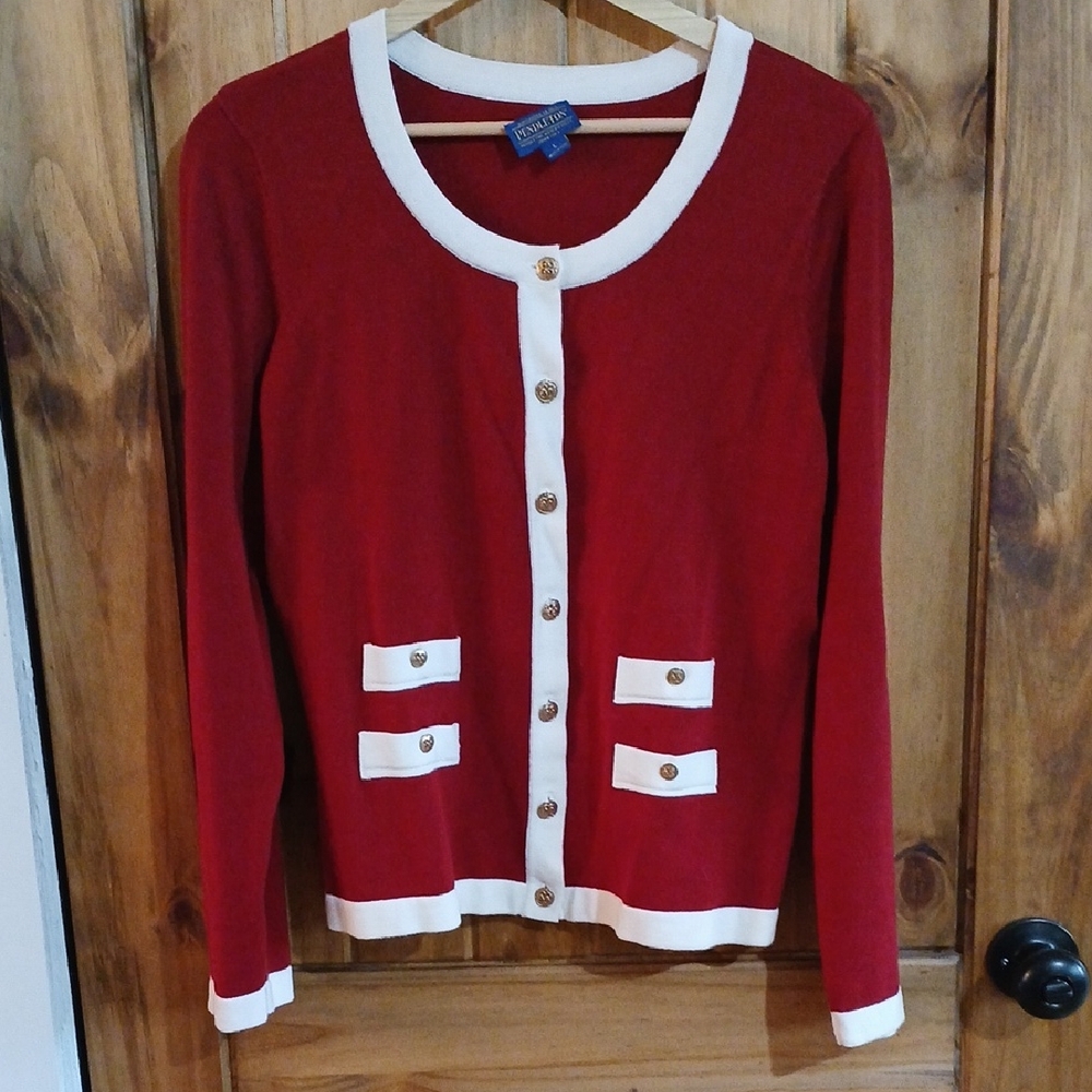 Pendleton Cardigan Sweater - Large - image 1
